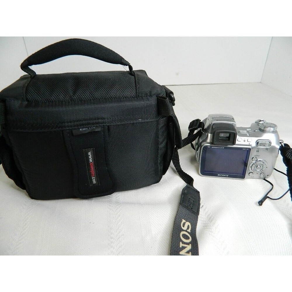 Sony Cybershot Super Steady Shot DCS-H1 5.1MP 12X Optical Zoom w/Case & USB Cord - Picture 3 of 16